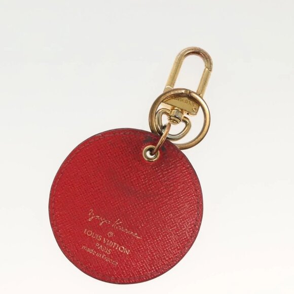 LOUIS VUITTON Yayoi Kusama Porte Cles Monogram Pumpkin Charm M66738 Auth 138042 - Picture 4 of 13